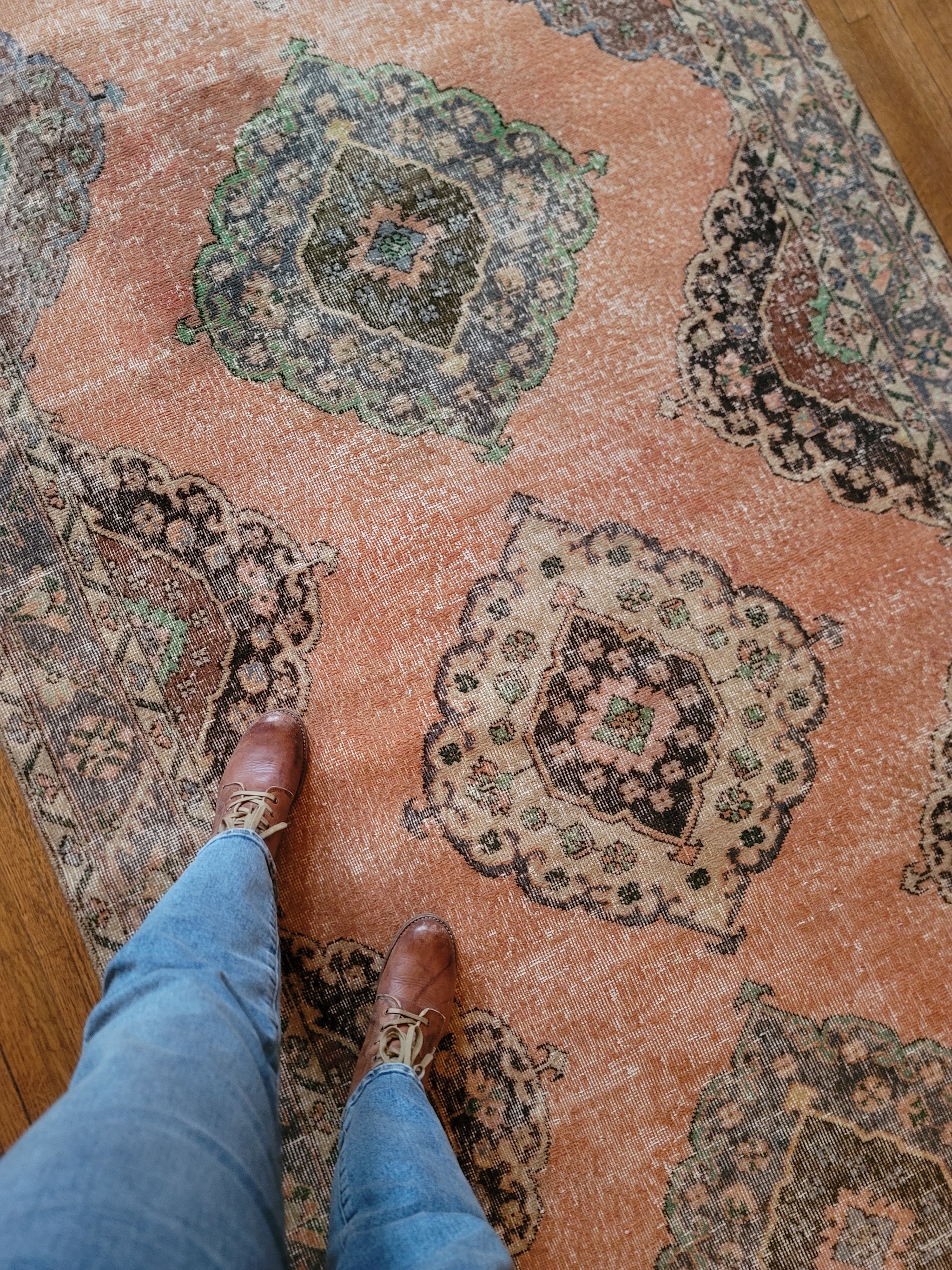 56×97 \"Afternoon tea”ViNTAGE TURKiSH RUG Amazon.com: JUNYOHOA Large Turkish Rug-Handmade Vintage