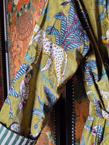 Velvet Luxe Robe - Sage Safari