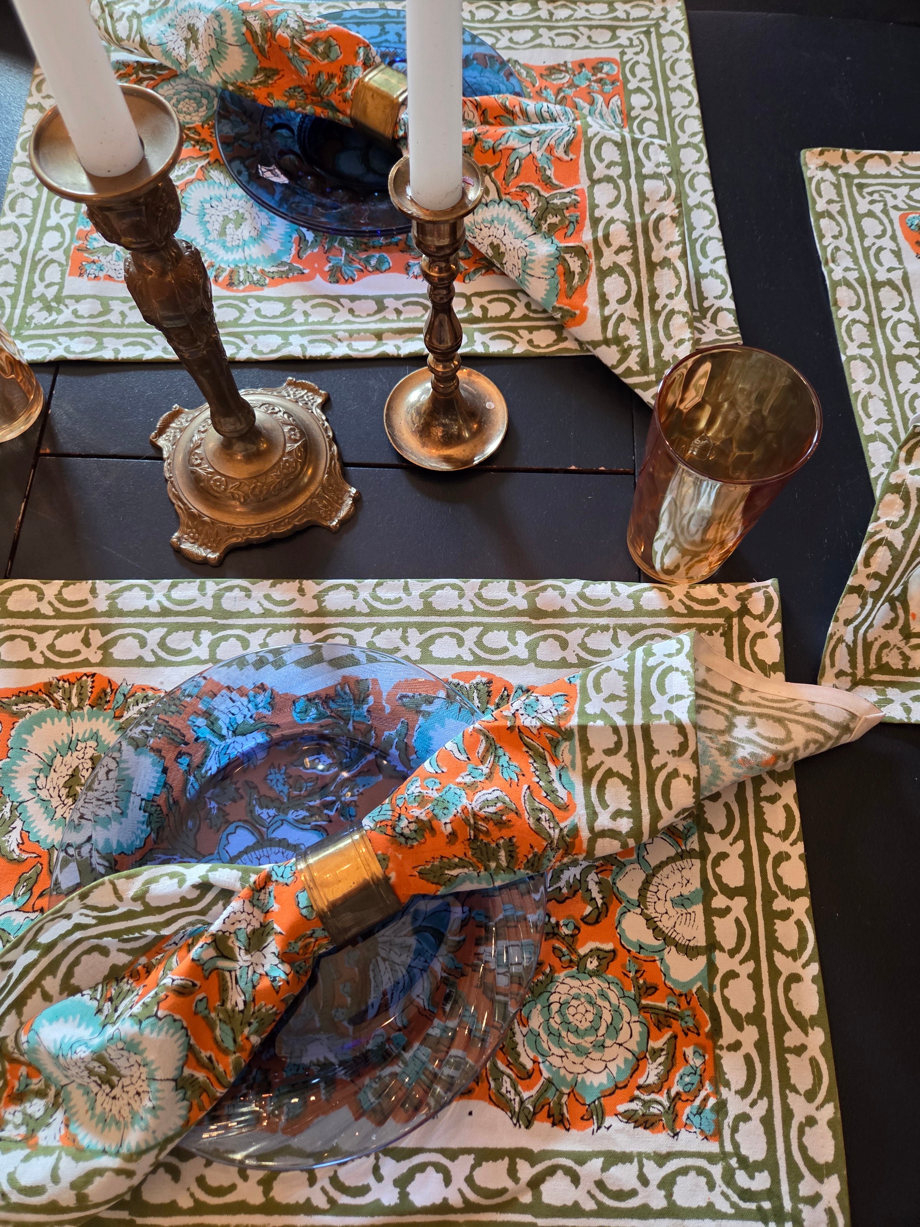 Marigold Manor - Placemats & Napkins (Set of 6)