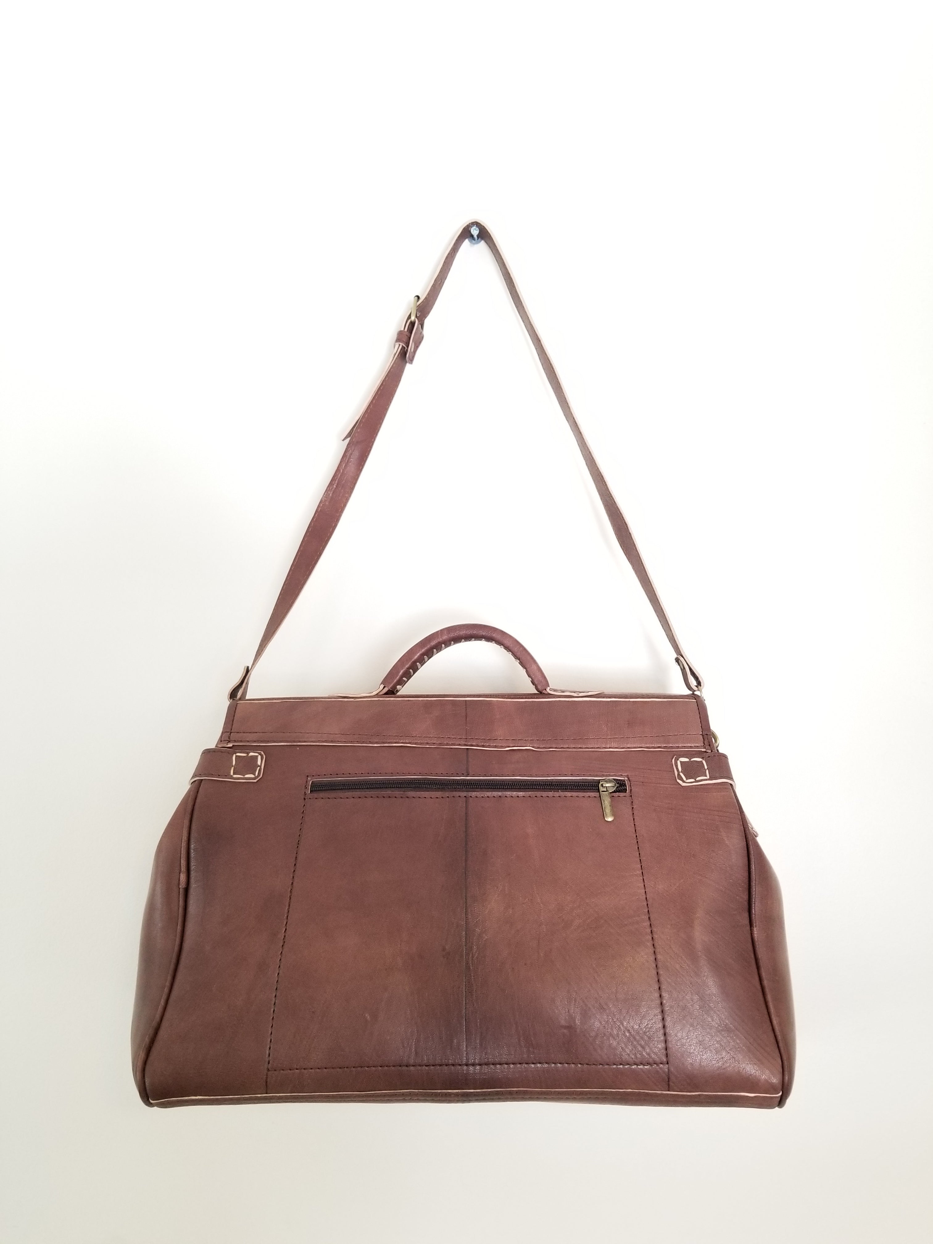 Kilim Leather Bag - Medium